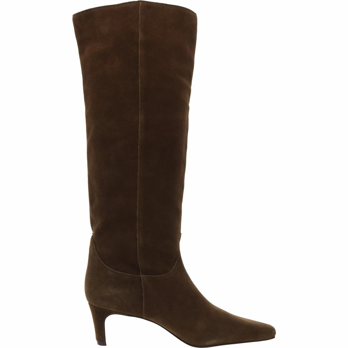 Womens Faux Suede Knee-High Boots