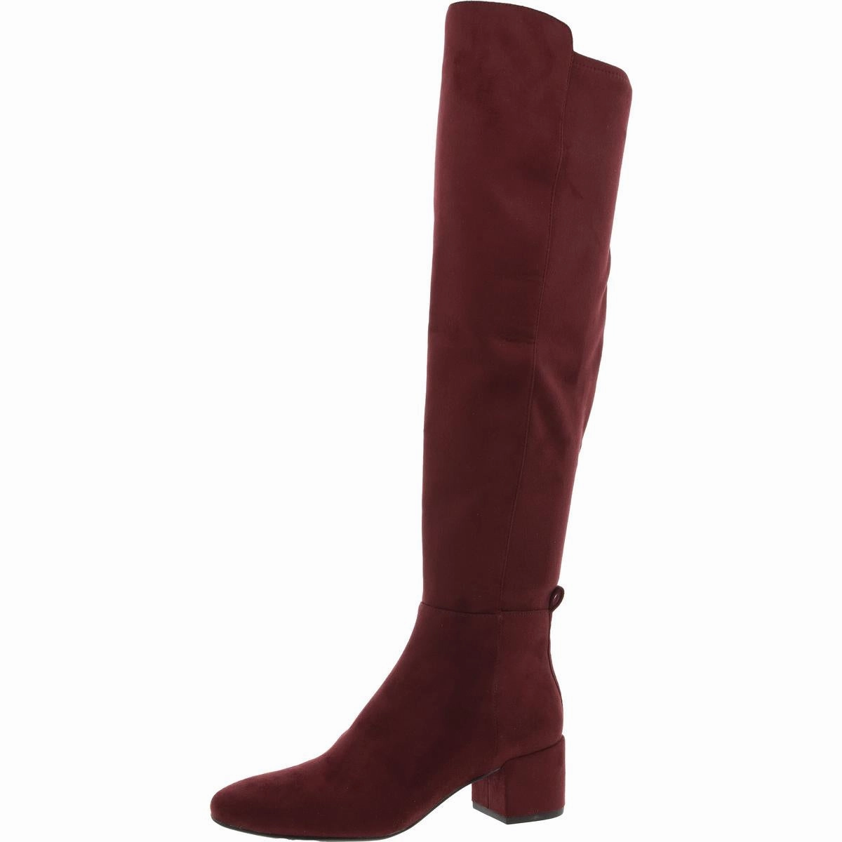 Womens Faux Suede Tall Over-The-Knee Boots