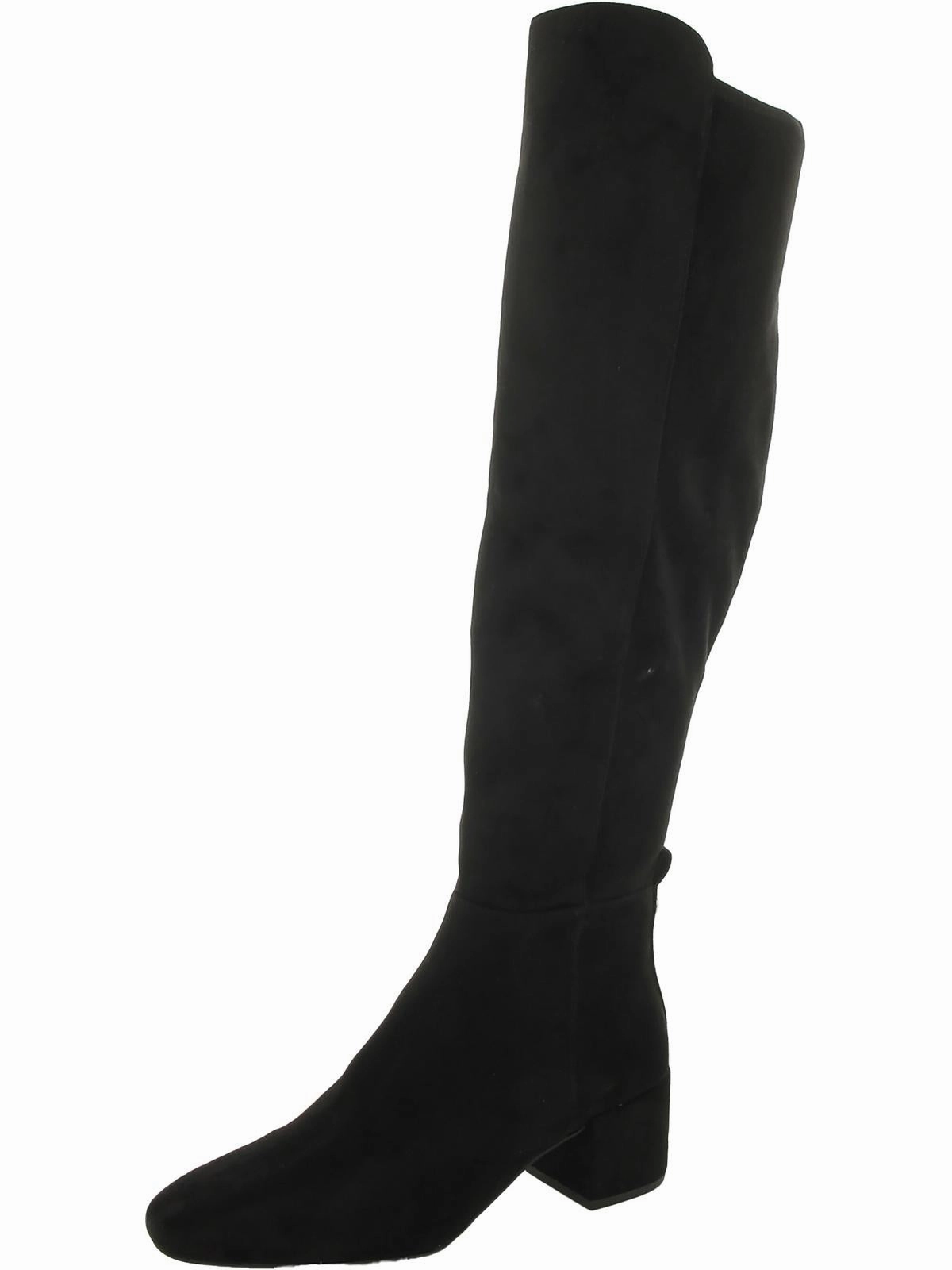 Womens Faux Suede Tall Over-The-Knee Boots
