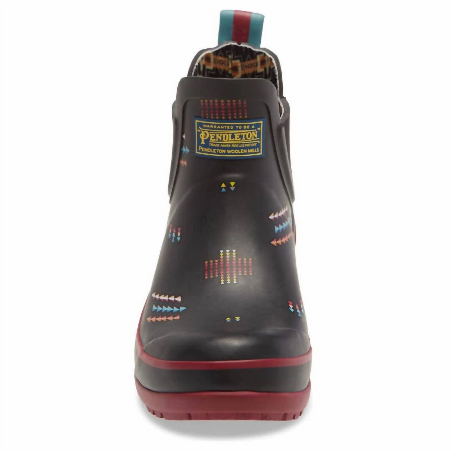 WomenS Heritage Geo Toss Chelsea Rain Boots In Black