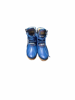 WomenS Heritage Tucson Print Duck Short Fashion Boots In Navy Womens Winter & Rain Boots online