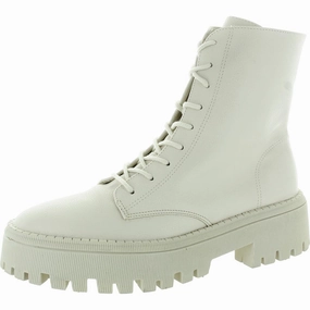 Womens Lace-Up Faux Leather Combat & Lace-Up Boots Comfortable Womens Boots low price