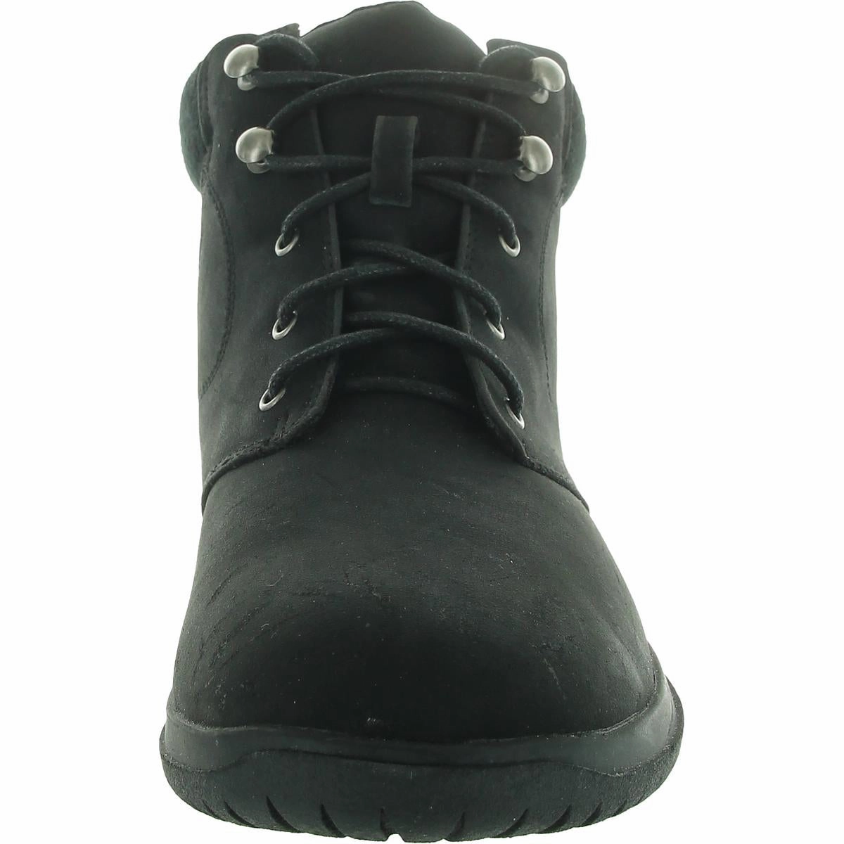 Womens Lace-Up Man Made Hiking Boots