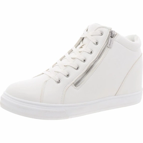 Womens Lace-Up Synthetic High-Top Sneakers Cheap Athletic Shoes for Women