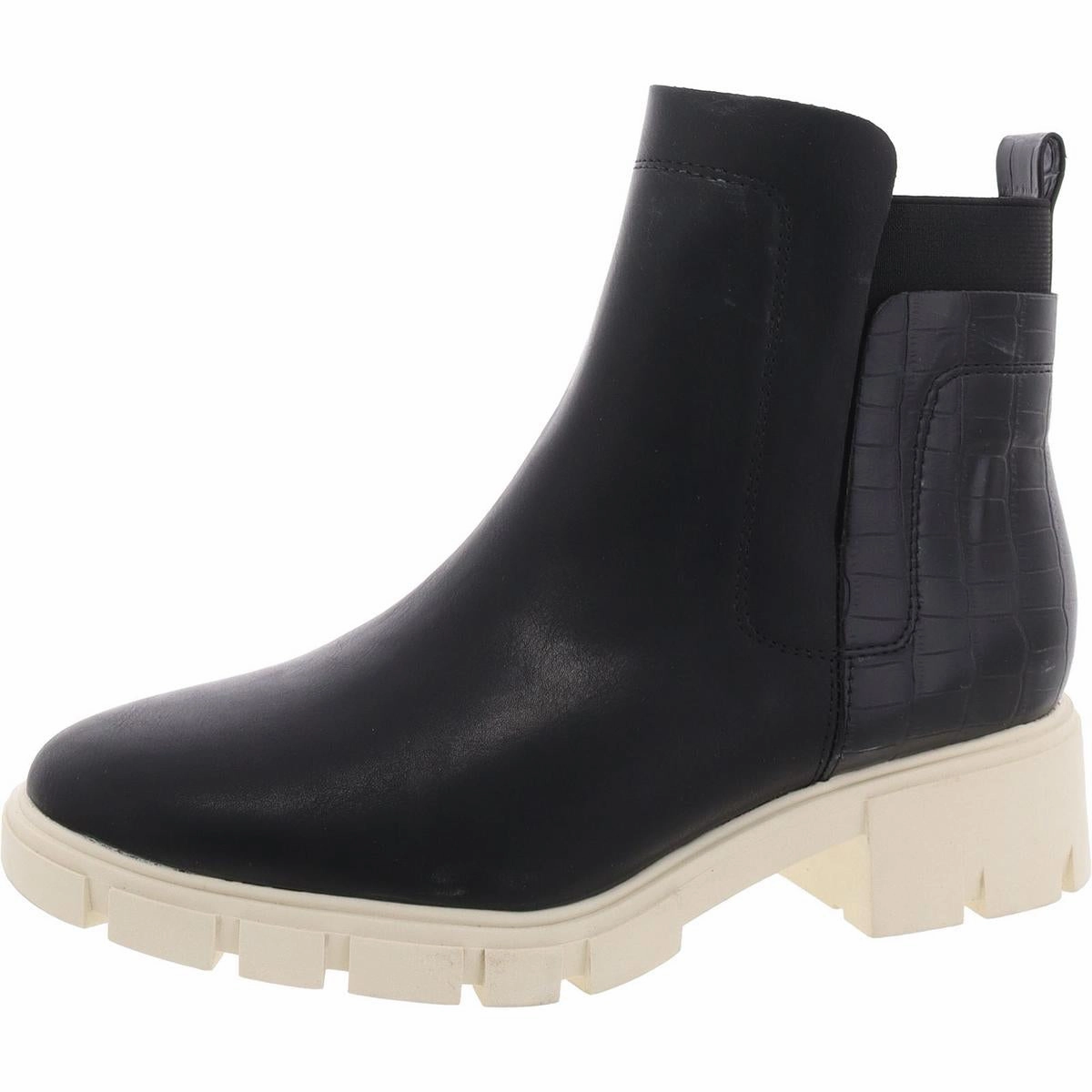 Womens Laser-Cut Faux Leather Chelsea Boots High-quality Womens Boots discount