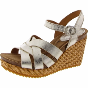 Womens Leather Adjustable Wedge Sandals Promo offer on Womens Sandals