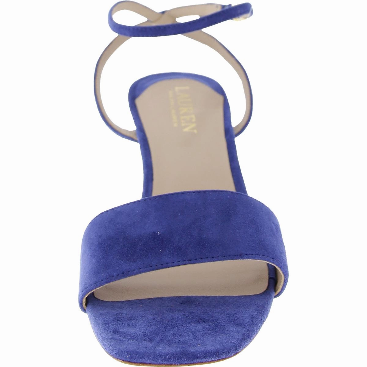 Womens Leather Open Toe Ankle Strap