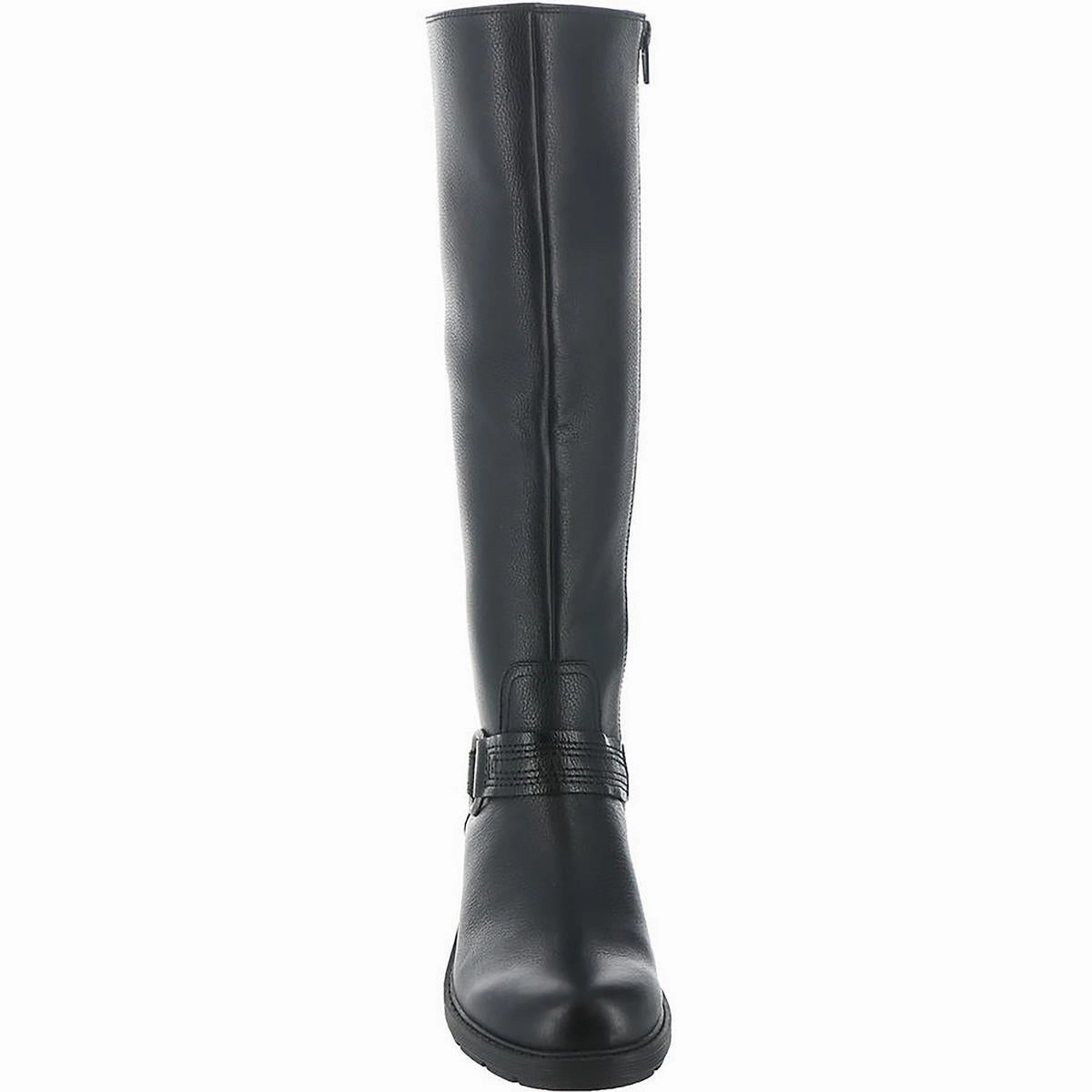 Womens Leather Riding Knee-High Boots