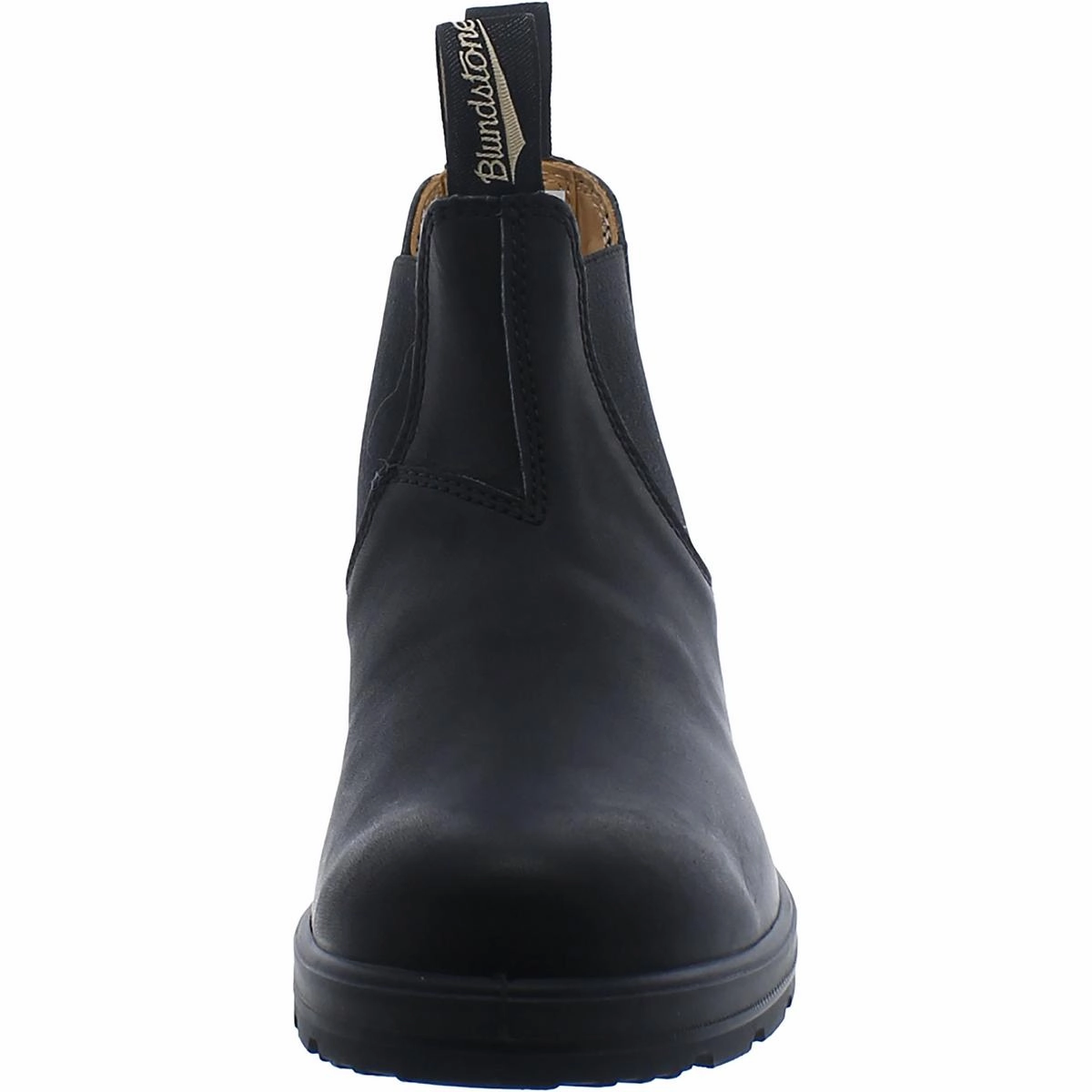 Womens Leather Slip-On Mid-Calf Boots