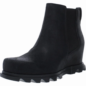 Womens Leather Wedges Ankle Boots Promo on Womens Fashionable Boots