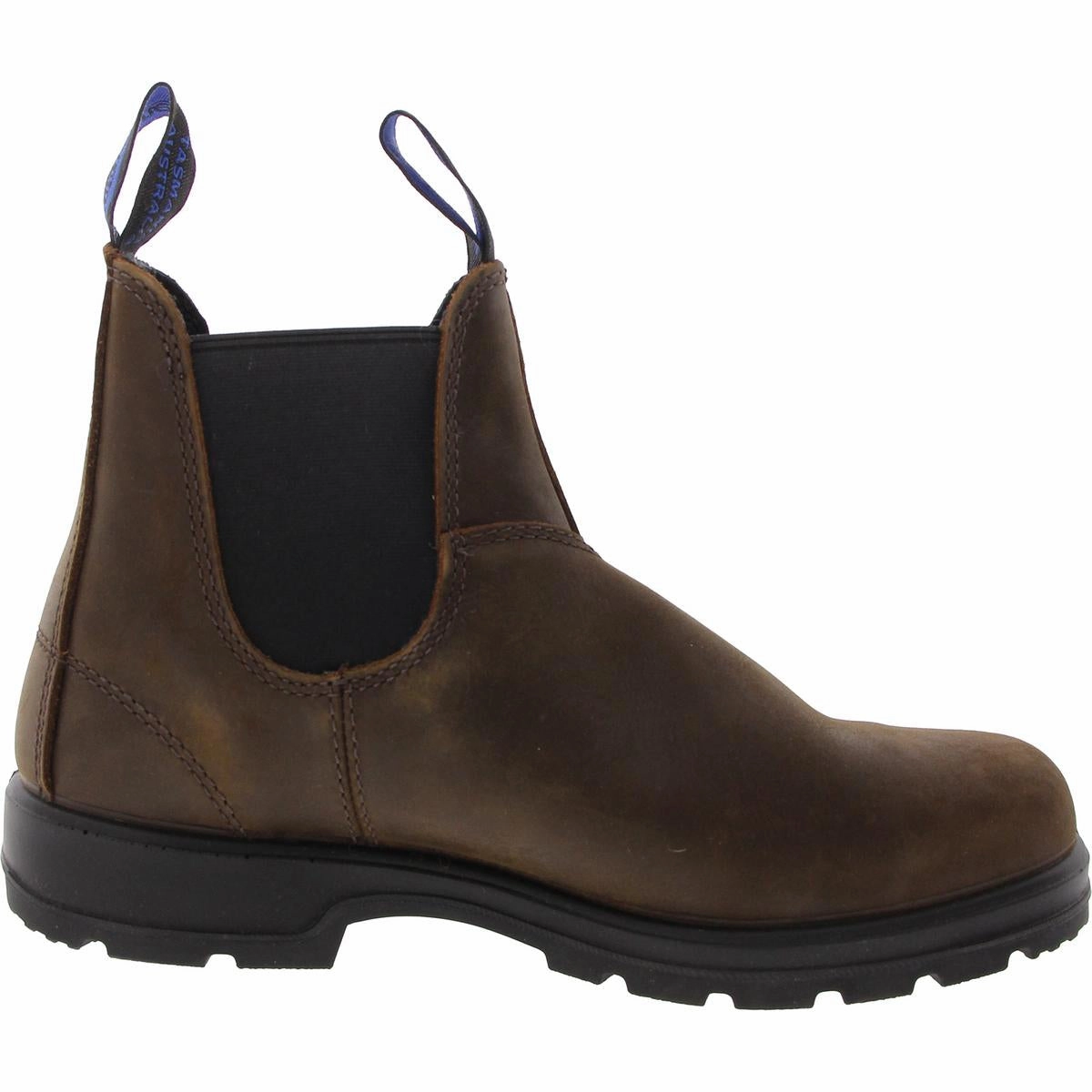 Womens Mixed Media Leather Chelsea Boots