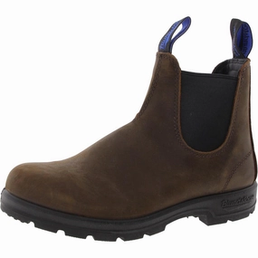 Womens Mixed Media Leather Chelsea Boots Cheap Womens Boots for winter