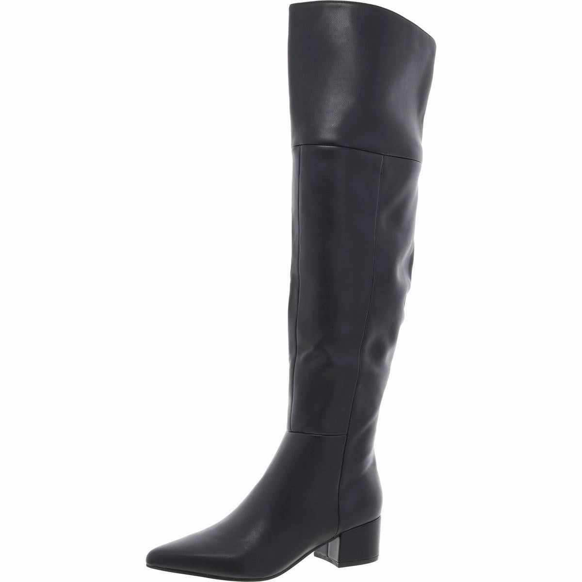 Womens Padded Insole Faux Leather Over-The-Knee Boots Affordable Womens Boots online