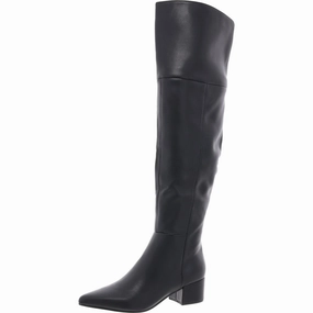 Womens Padded Insole Faux Leather Over-The-Knee Boots Affordable Womens Boots online