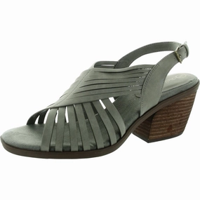 Womens Padded Insole Faux Suede Block Heel Cheap Womens Sandals for sale