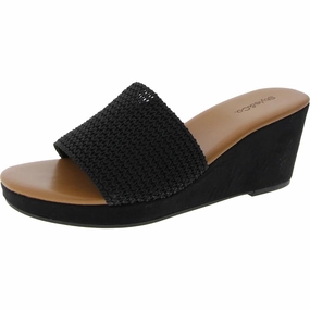 Womens Padded Insole Knit Mule Sandals Womens Beach Sandals special deal