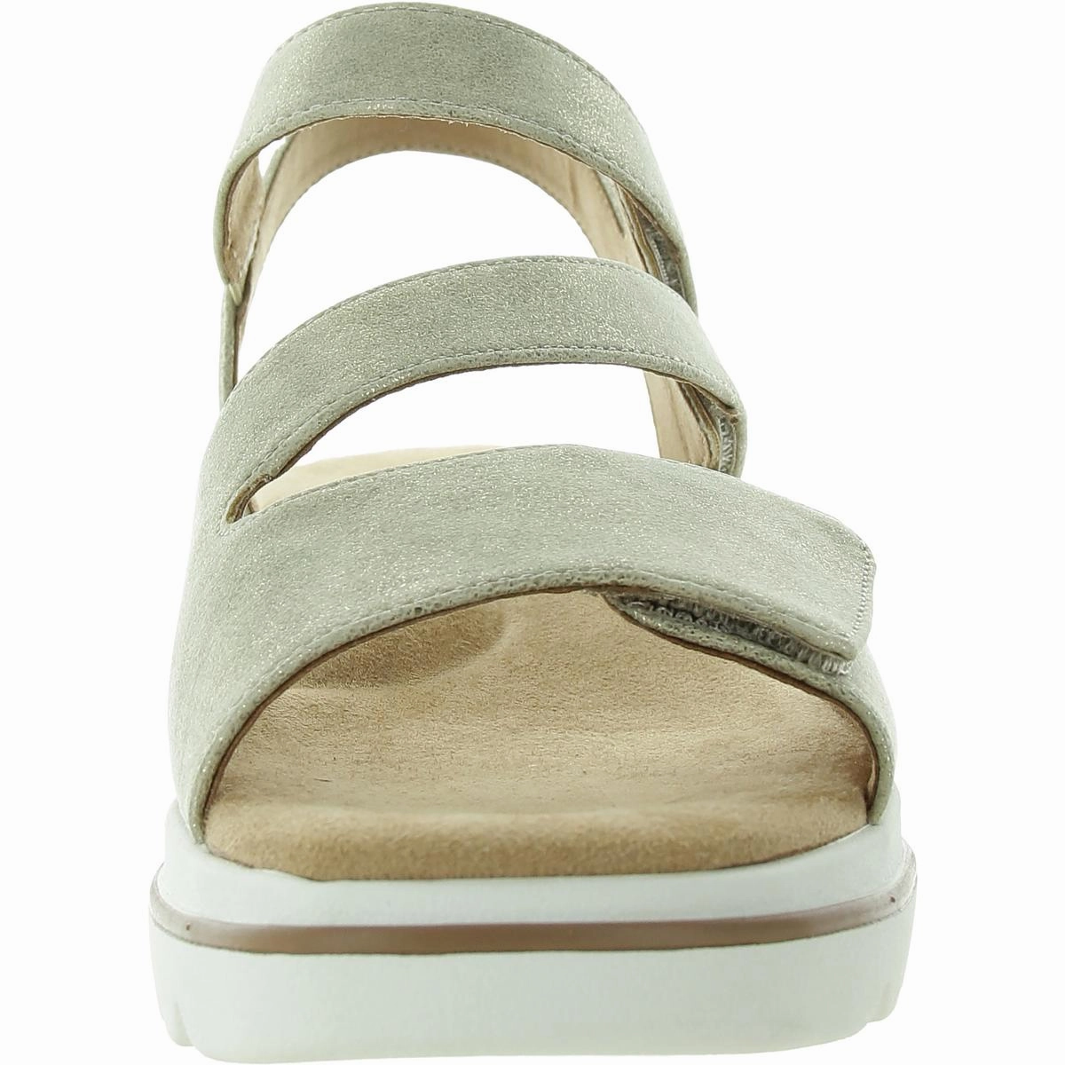 Womens Padded Insole Man Made Ankle Strap