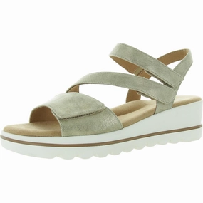 Womens Padded Insole Man Made Ankle Strap Womens Slip-On Sandals clearance