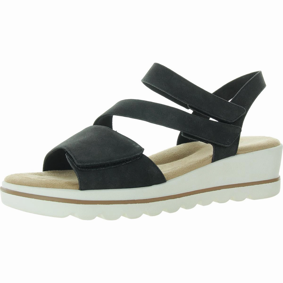 Womens Padded Insole Man Made Ankle Strap