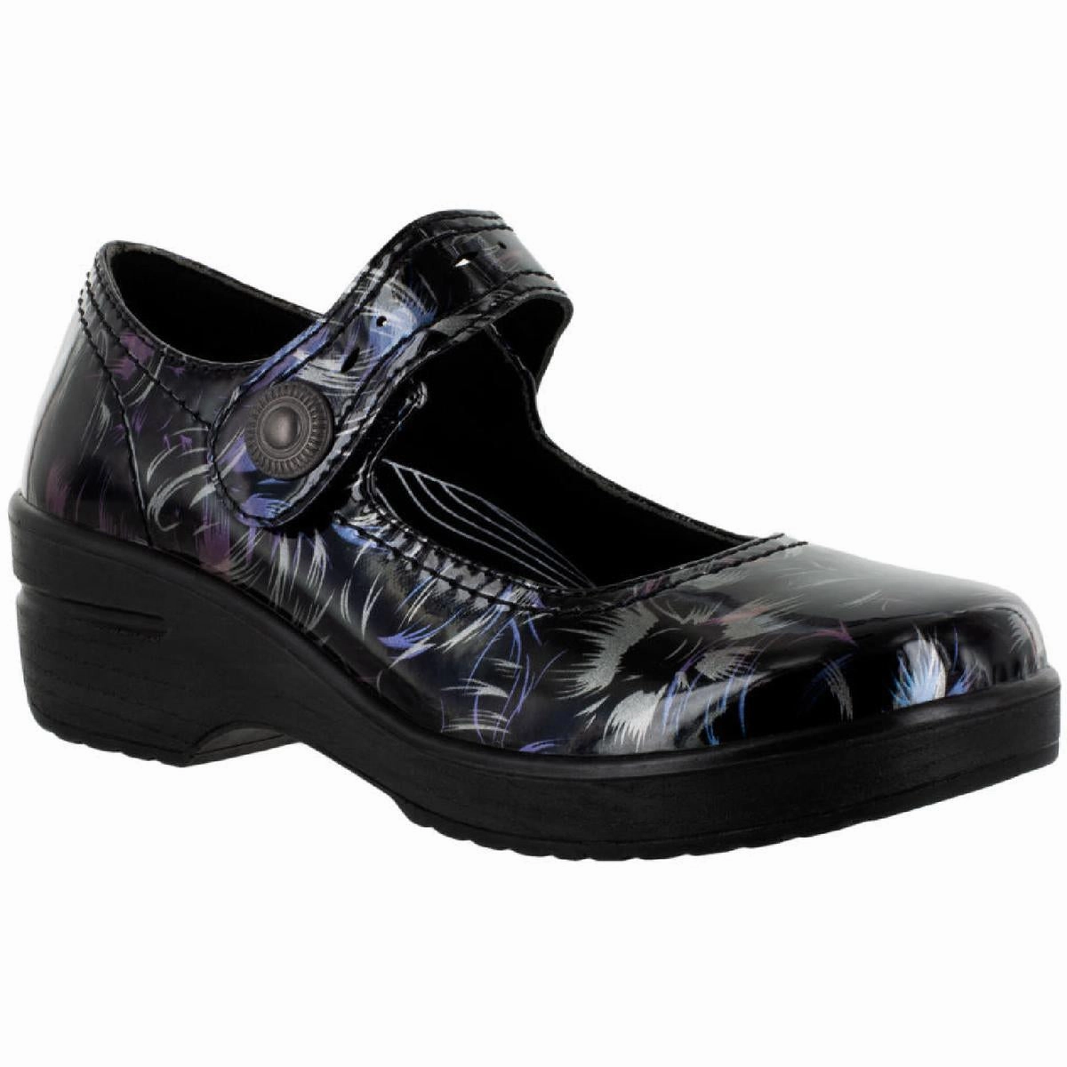 Womens Patent Slip Resistant Work and Safety Shoes