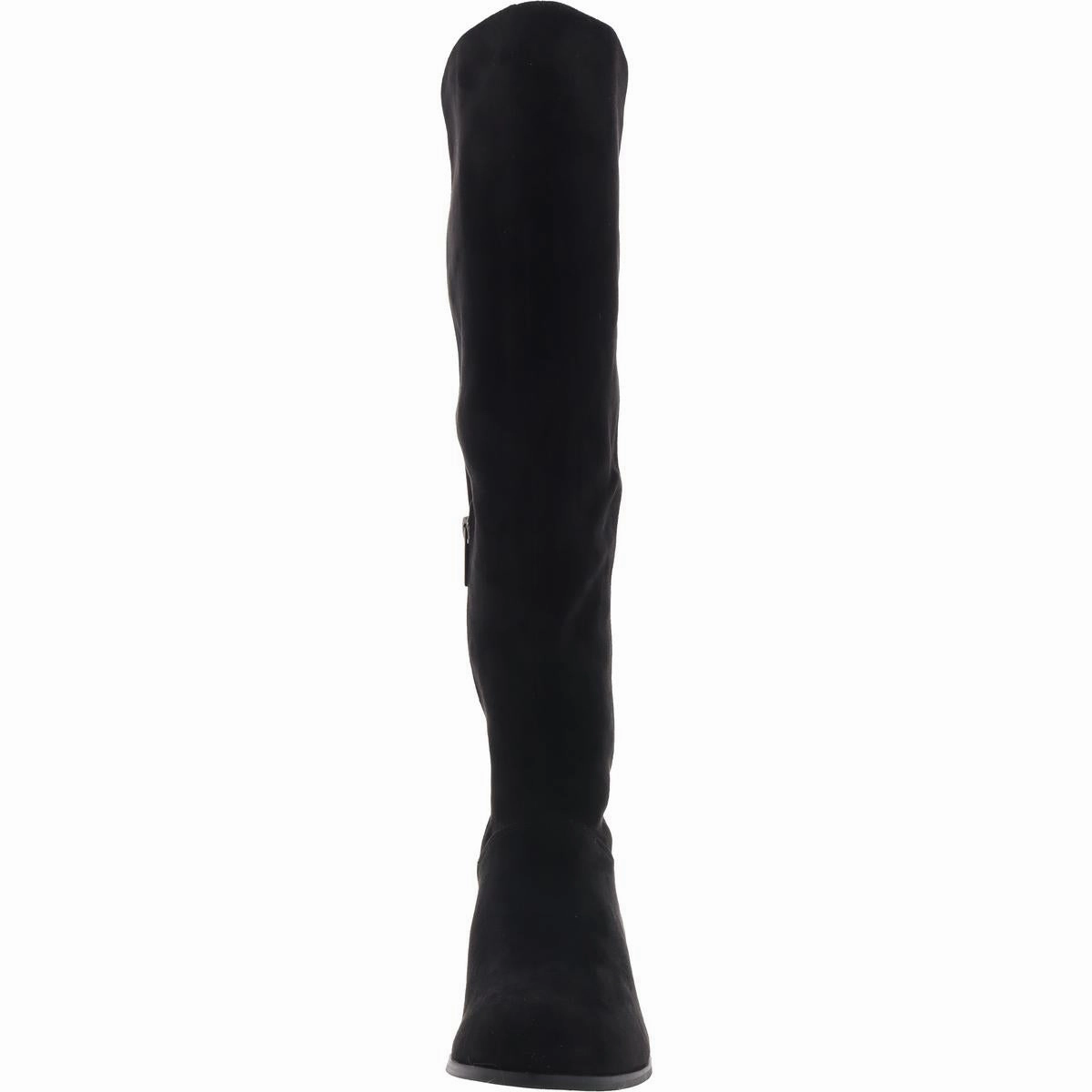 Womens Plaid Knee-High Boots