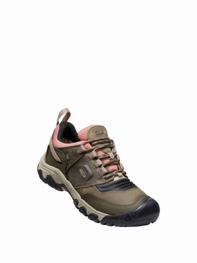 WomenS Ridge Flex Low Waterproof Shoe In Timberwolf/brick Dust Cheap Athletic Shoes for Women