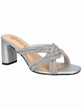 Womens Slip On Block Heel Summer Womens Sandals clearance