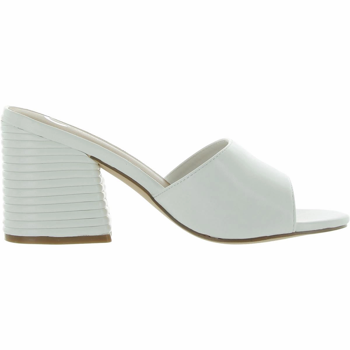 Womens Slip On Round Toe Mule Sandals