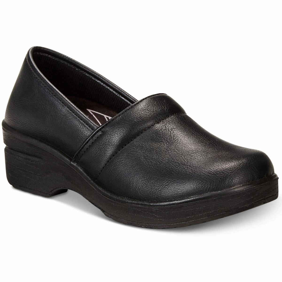 Womens Slip Resistant Faux Leather Work & Safety Shoes Cheap Athletic Shoes for Women