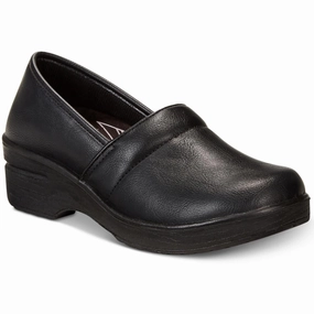 Womens Slip Resistant Faux Leather Work & Safety Shoes Cheap Athletic Shoes for Women