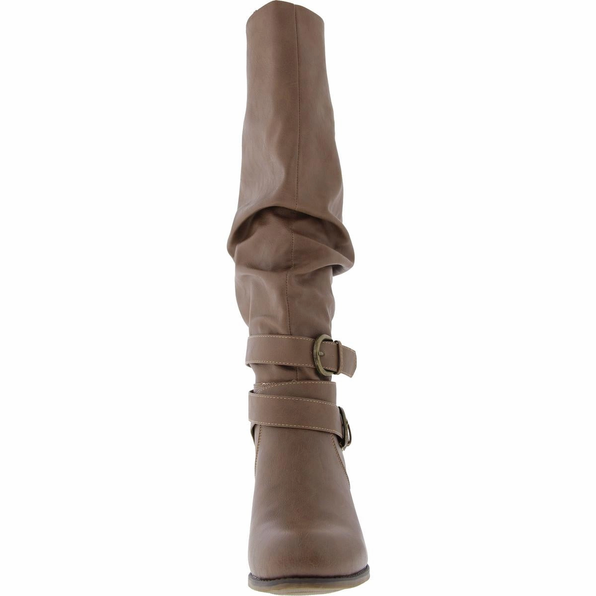 Womens Slouchy Manmade Knee-High Boots