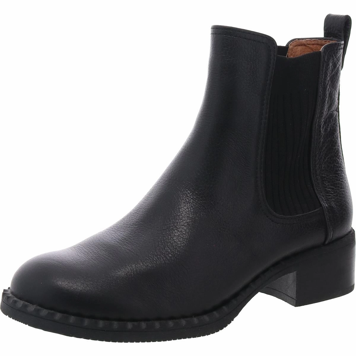 Womens Solid Leather Chelsea Boots Cheap Womens Boots for winter