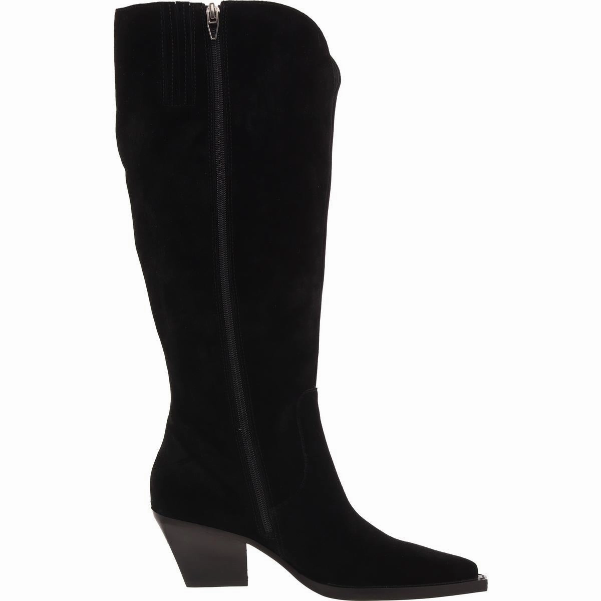 Womens Solid Man Made Knee-High Boots