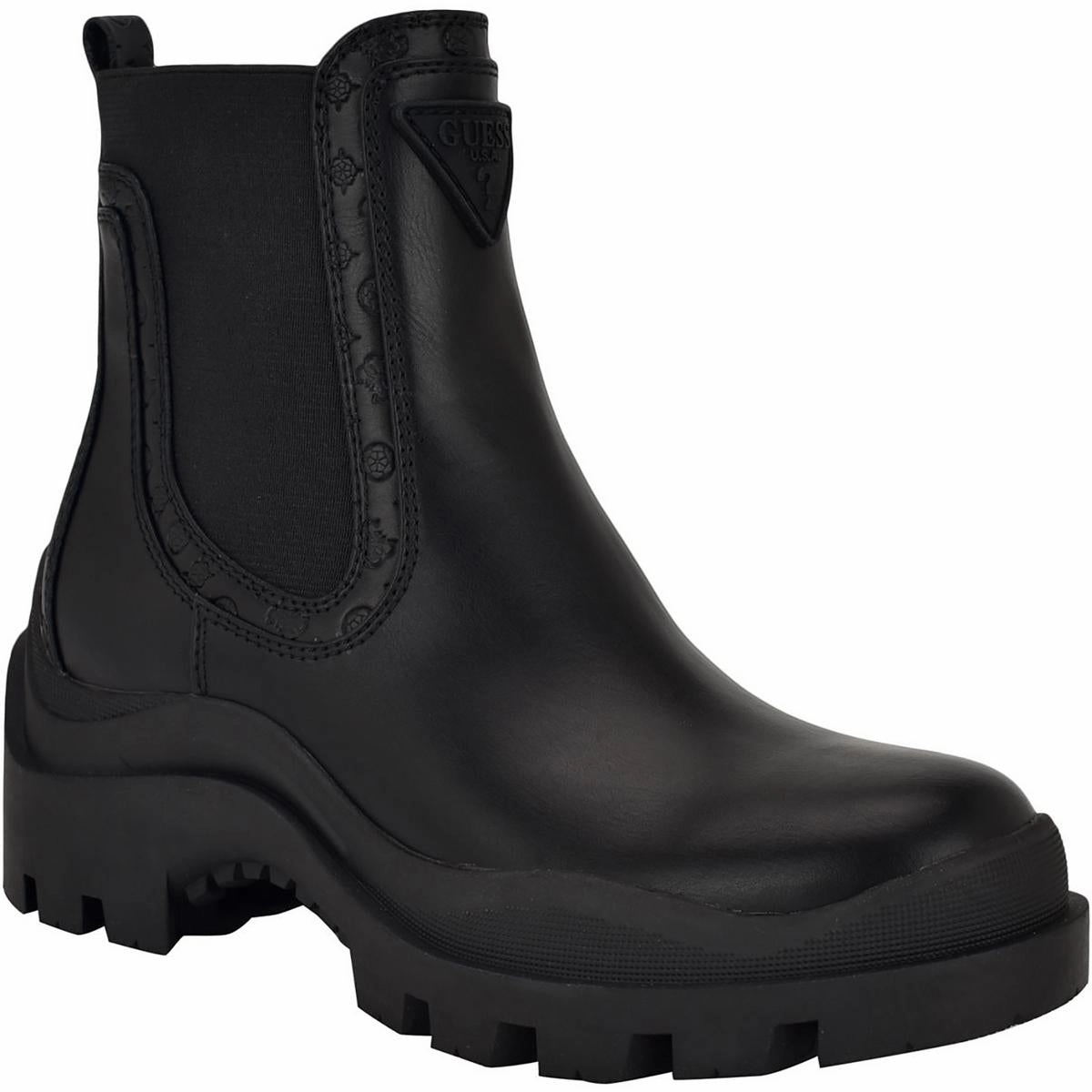 Womens Solid Man Made Motorcycle Boots Buy Womens Boots online cheap