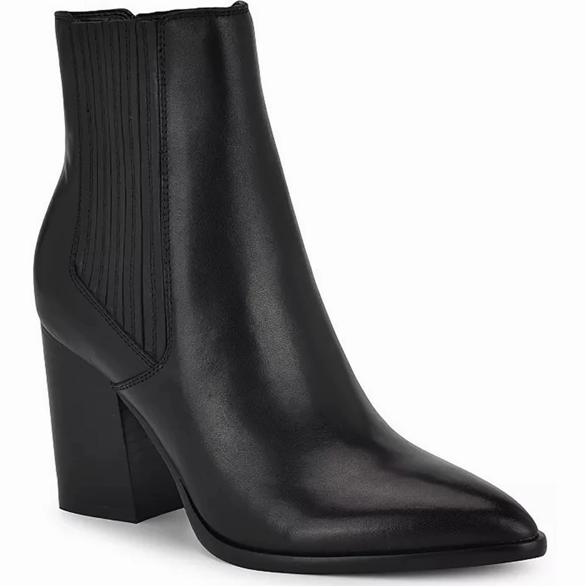 Womens Stretch Leather Chelsea Boots