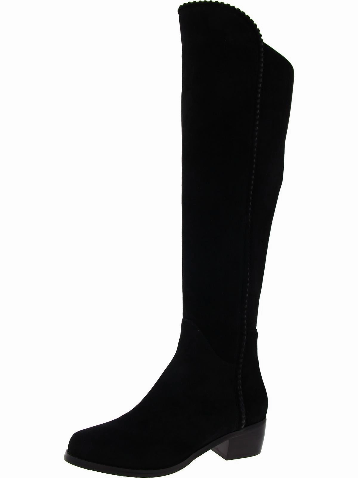 Womens Suede Tall Knee-High Boots Comfortable Womens Boots low price