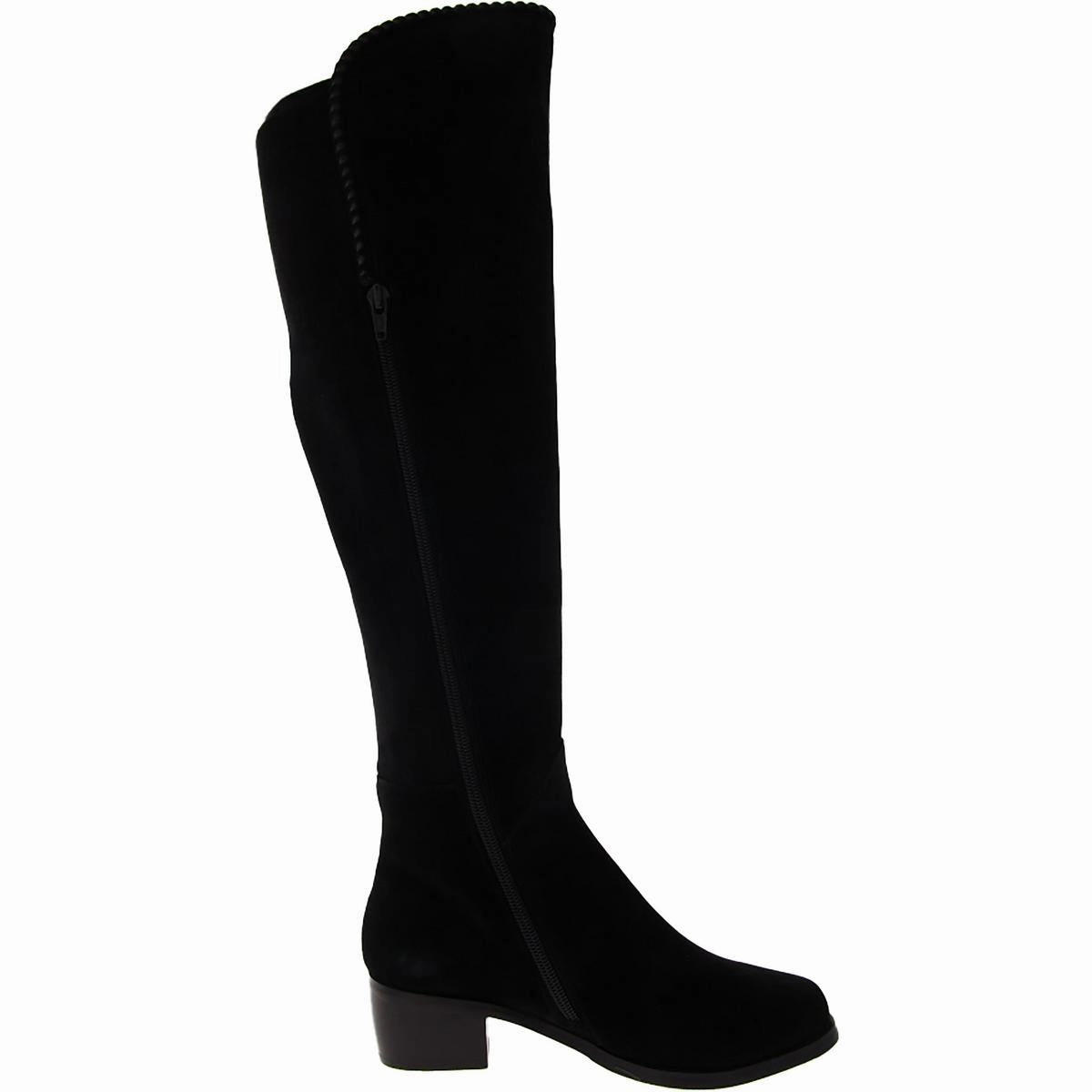 Womens Suede Tall Knee-High Boots