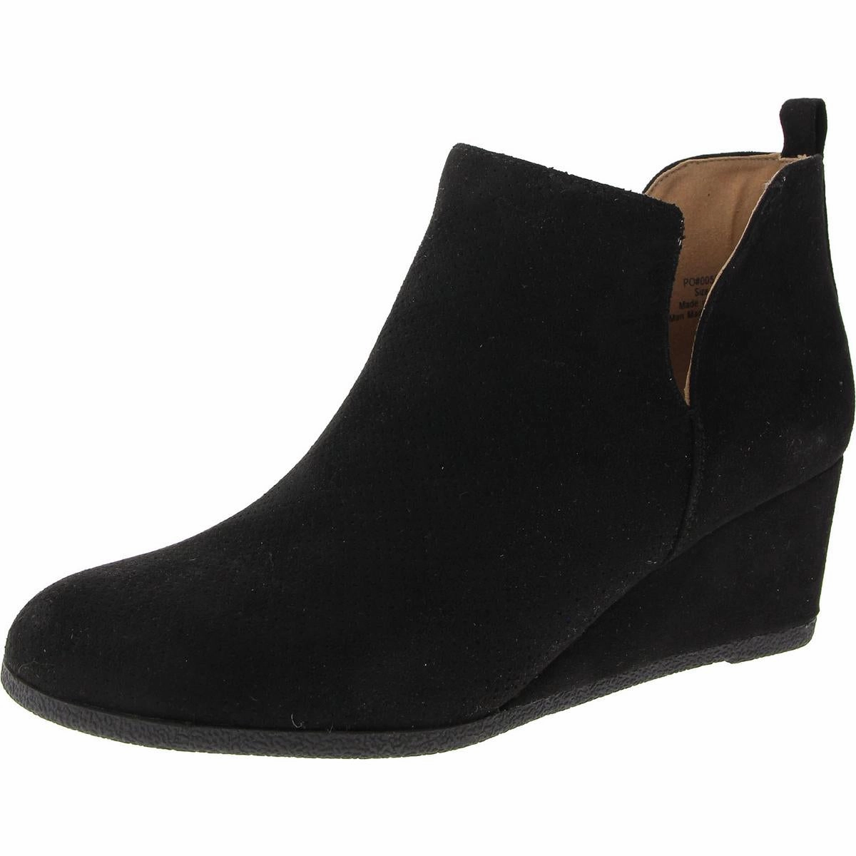 Womens Textured Manmade Booties High-quality Womens Boots discount