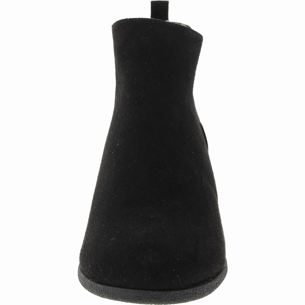 Womens Textured Manmade Booties