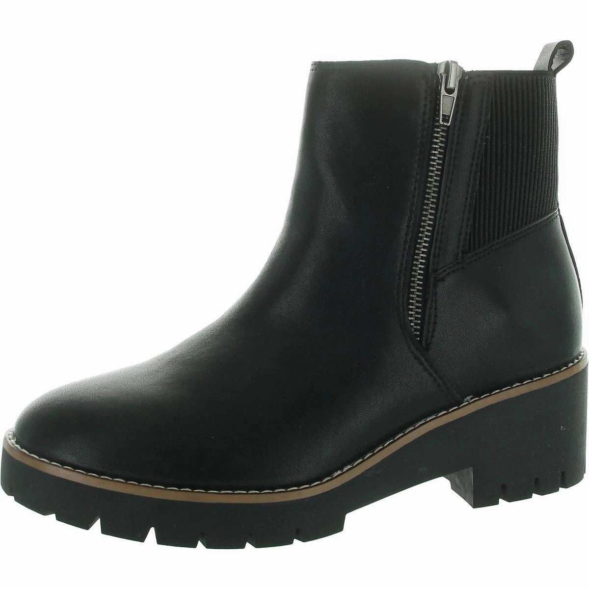 Womens Waterproof Leather Ankle Boots Womens Fashion Boots outlet store
