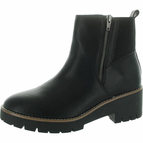Womens Waterproof Leather Ankle Boots Womens Fashion Boots outlet store