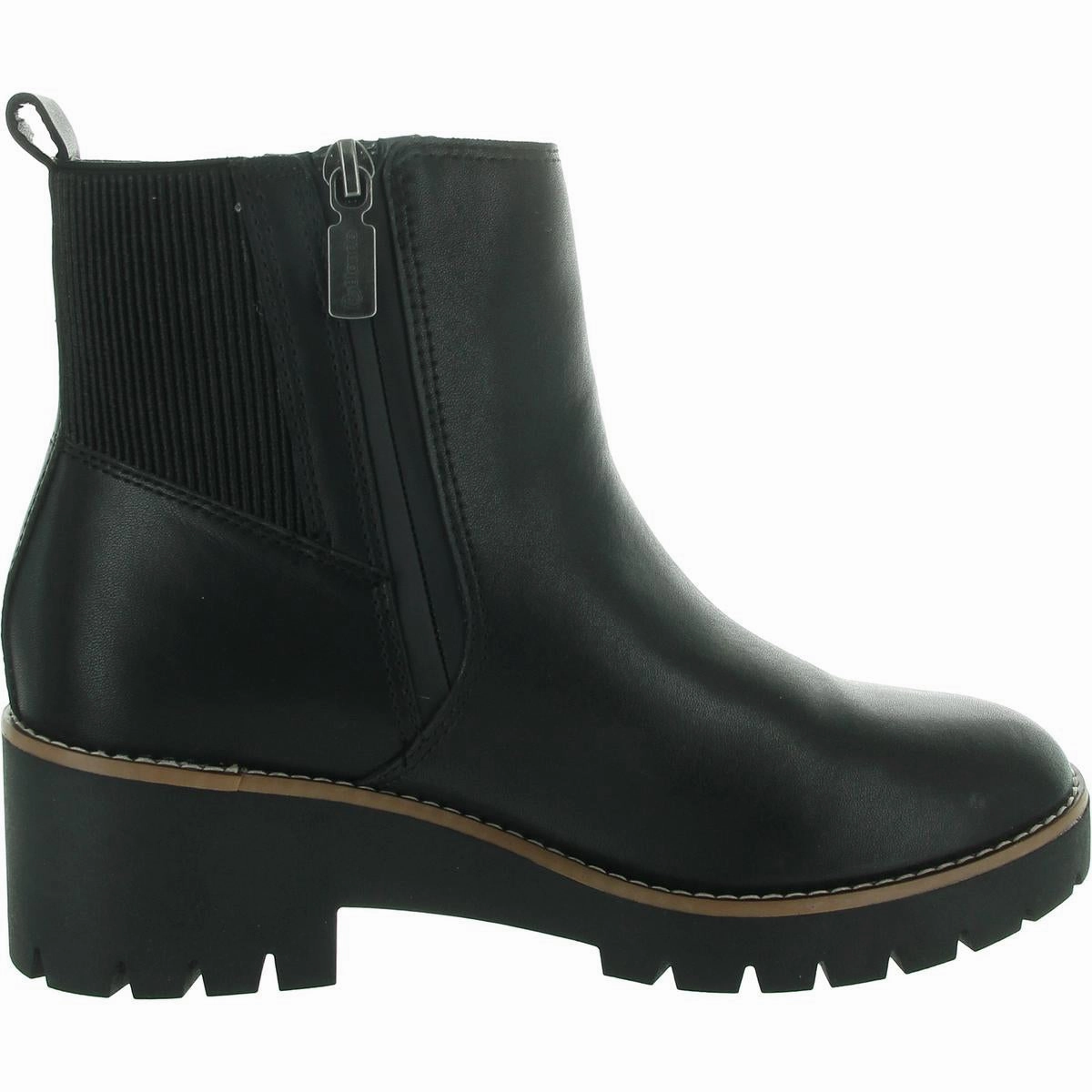 Womens Waterproof Leather Ankle Boots