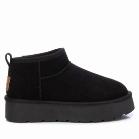 Womens Winter Booties In Black Womens Winter & Rain Boots online