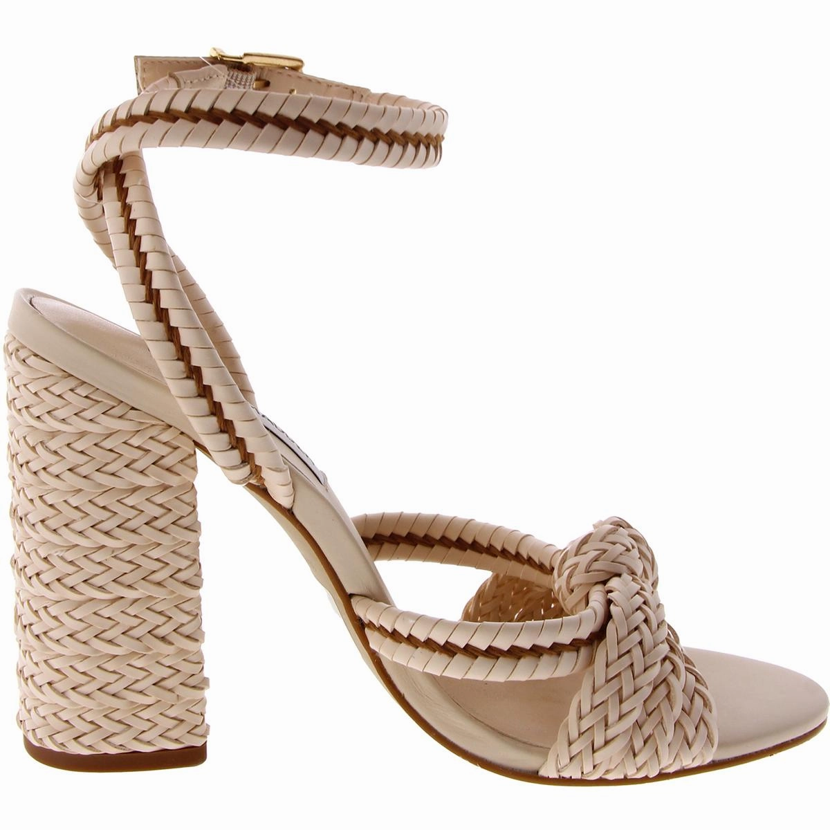 Womens Woven Ankle Strap Strappy Sandals
