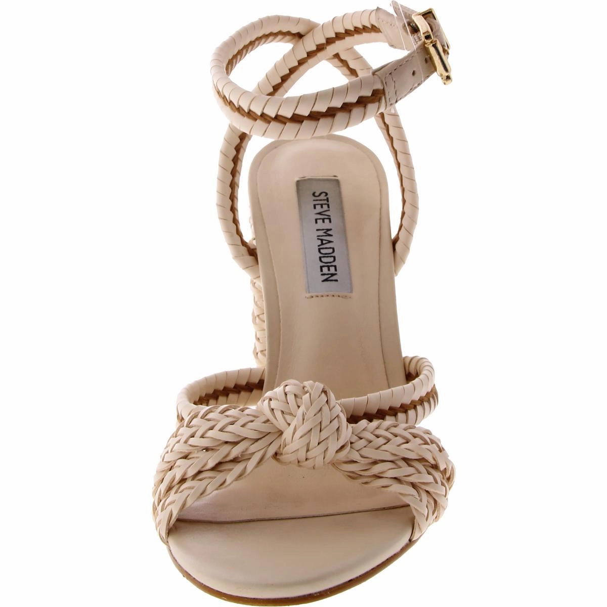 Womens Woven Ankle Strap Strappy Sandals