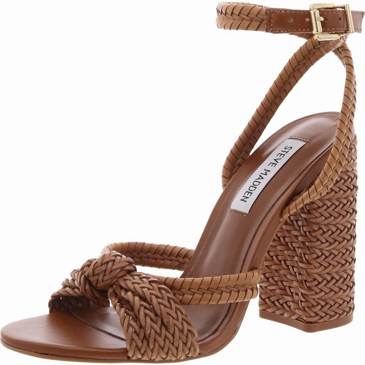 Womens Woven Ankle Strap Strappy Sandals