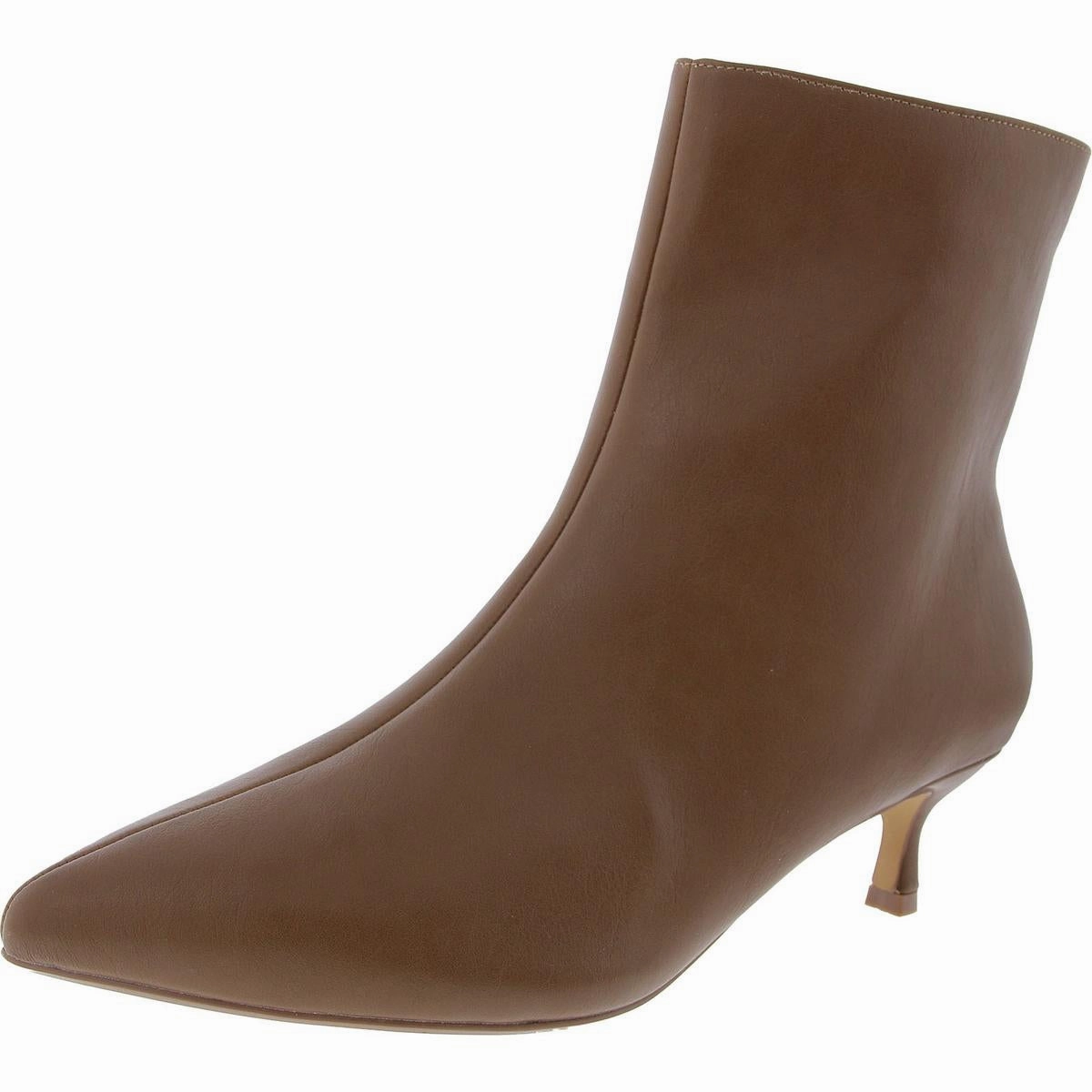 Womens Zipper Faux Leather Mid-Calf Boots High-quality Womens Boots discount