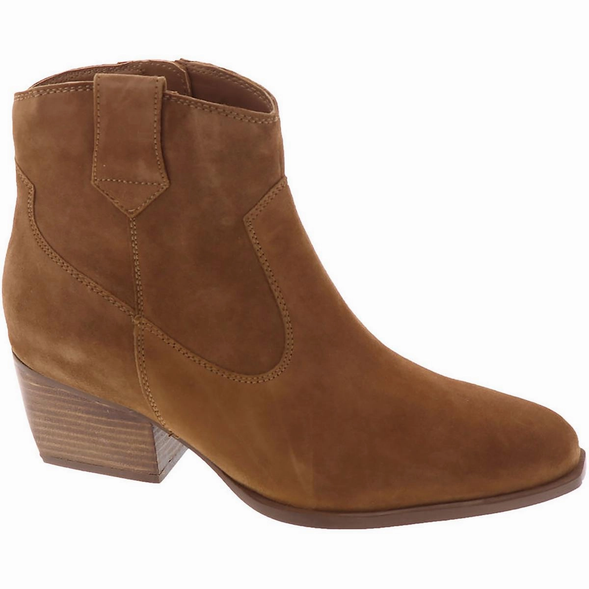 Womens Zipper Leather Ankle Boots