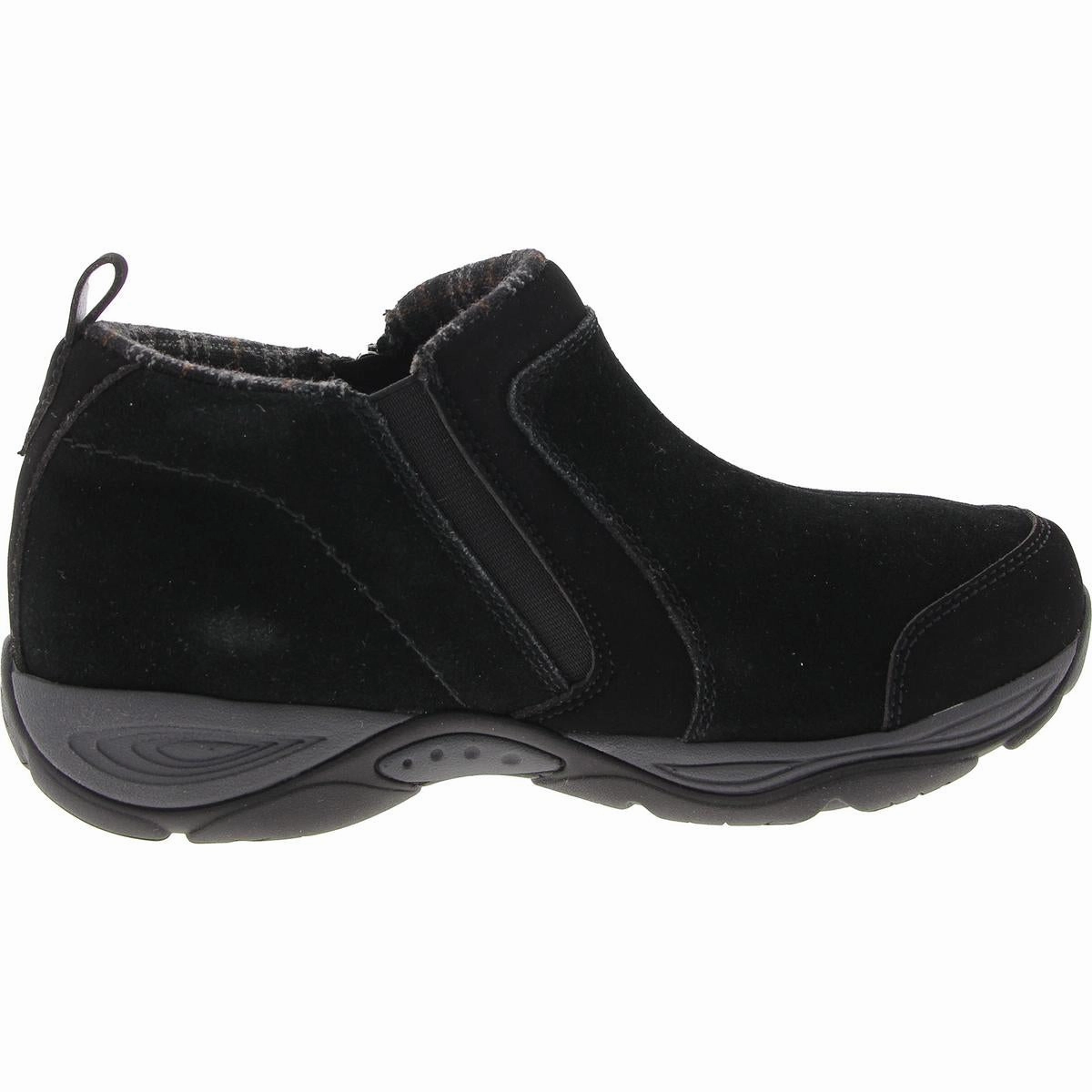 Womens Zipper Leather Booties