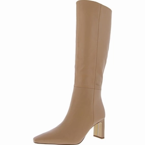 Womens Zipper Leather Knee-High Boots Womens Fashion Boots outlet store